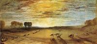 Turner, Joseph Mallord William - Petworth Park,Tillington Church in the Distance